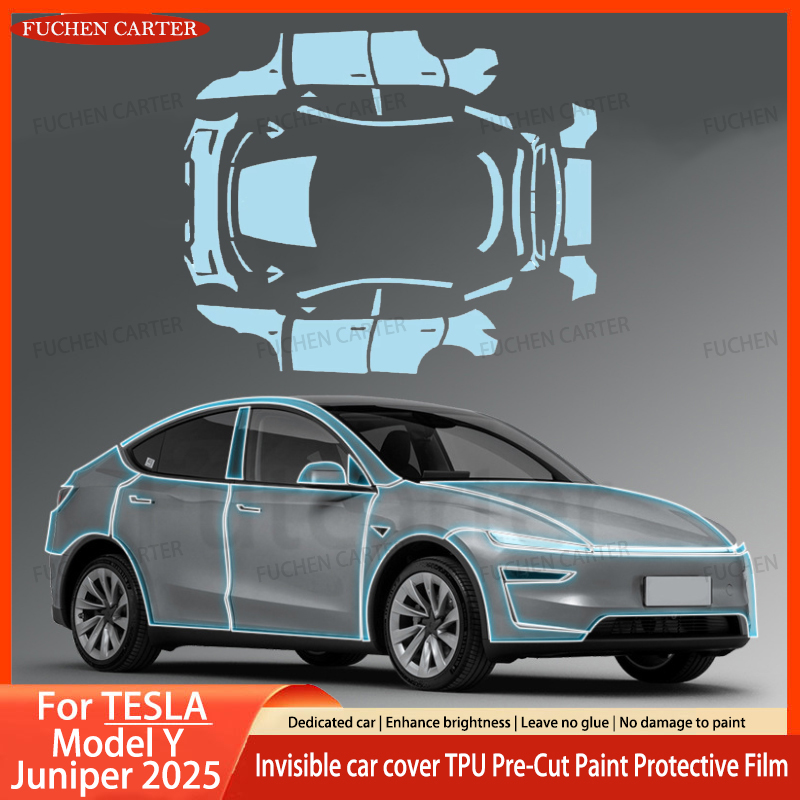 Weight Plate Bumper - ฟิล์มกันรอยรถยนต์แบบใส TPU สำหรับ Tesla Model Y