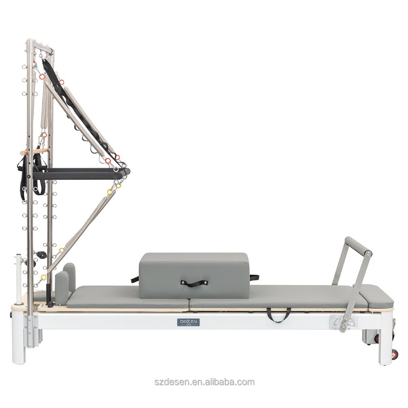 Home Gym Custom - YTYIN F6001-S800-B เครื่องปฏิรูปพิลาทิสอเนกประสงค์สำหรับโยคะและพิลาทิส รุ่นขายดี ผลิตจากอะลูมิเนียมอัลลอยด์ ปรับแต่งได้สำหรับใช้ในบ้าน