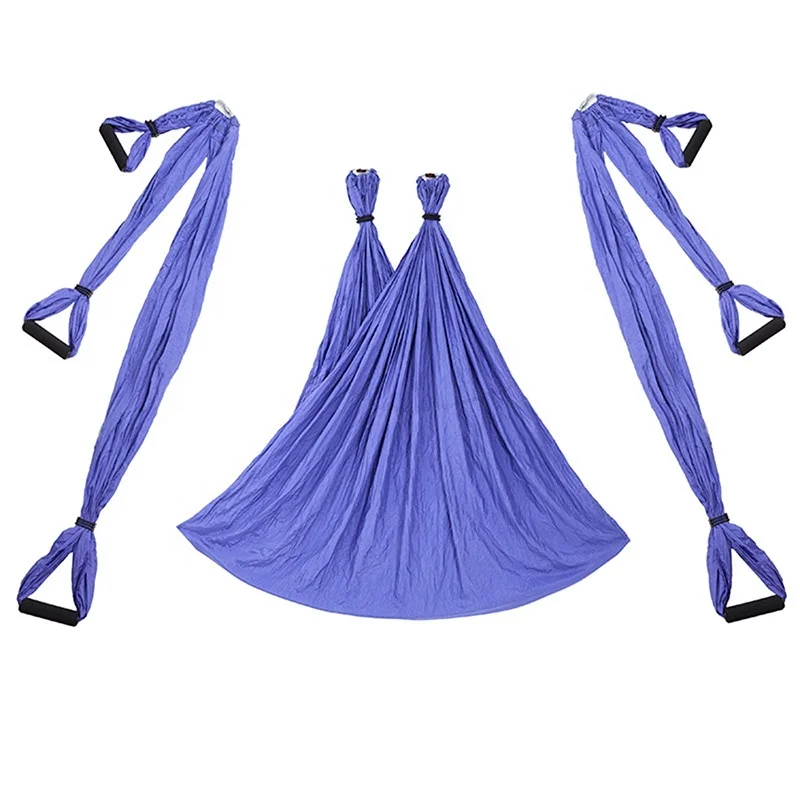 Yoga Trapeze Swing - เปลโยคะอากาศ ชิงช้าโยคะต้านแรงโน้มถ่วง ผ้าห่มโยคะอากาศ อุปกรณ์กลับหัว สำหรับเด็กและผู้ใหญ่