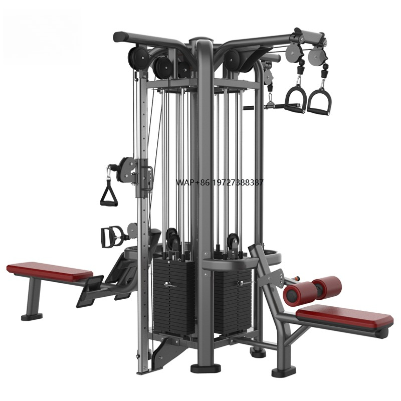 Home Gym Machine - เครื่องออกกำลังกายแบบมัลติสเตชั่น มัลติฟังก์ชั่น ผลิตจากเหล็ก สำหรับฝึกความแข็งแรงของร่างกายทั้งหมด เหมาะสำหรับใช้ในบ้าน