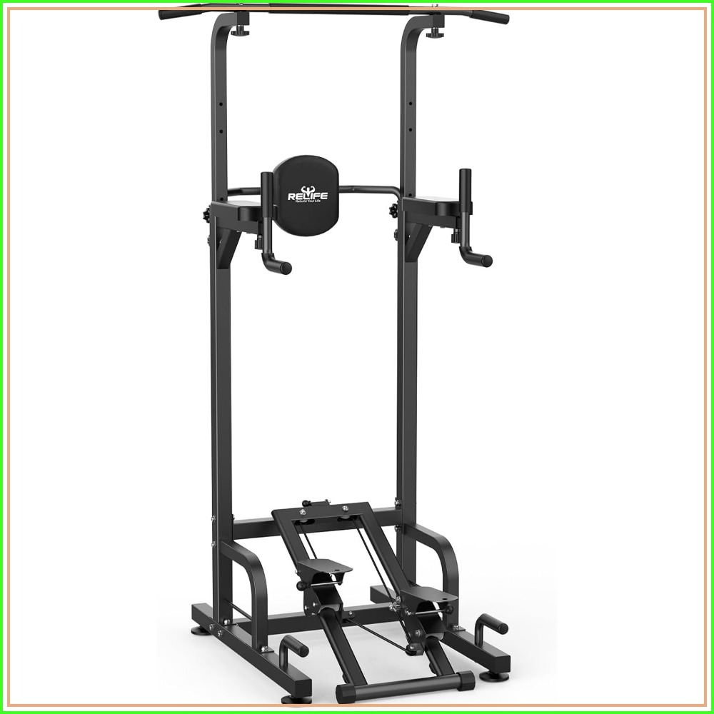 Home Gym Pull Up - พาวเวอร์ทาวเวอร์อเนกประสงค์สำหรับยิมในบ้าน | สถานีดึงข้อและวิดพื้นปรับระดับความสูงได้