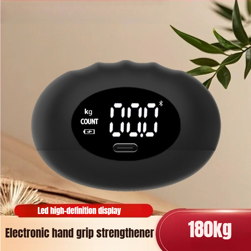 Home Gym Necessities - เครื่องวัดแรงบีบมือดิจิตอลแบบ Ergonomic รับน้ำหนักได้ 180 กก. พร้อมจอ