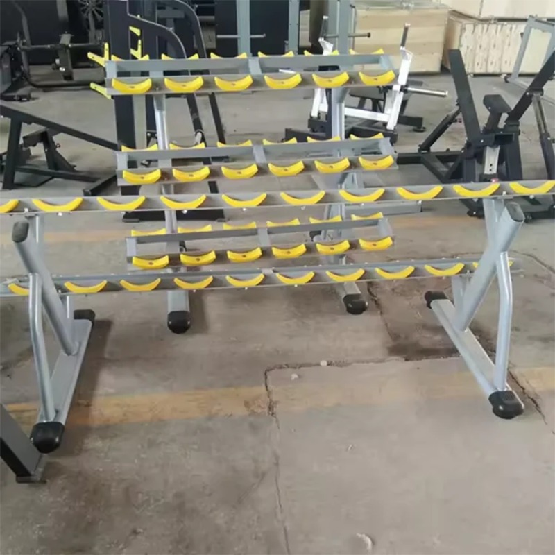 Home Gym Practice - ชั้นวางดัมเบลเหล็กแบบใช้งานได้จริงสำหรับยิมที่บ้าน ชั้นวางเก็บอุปกรณ์ฝึกน้ำหนัก 2026