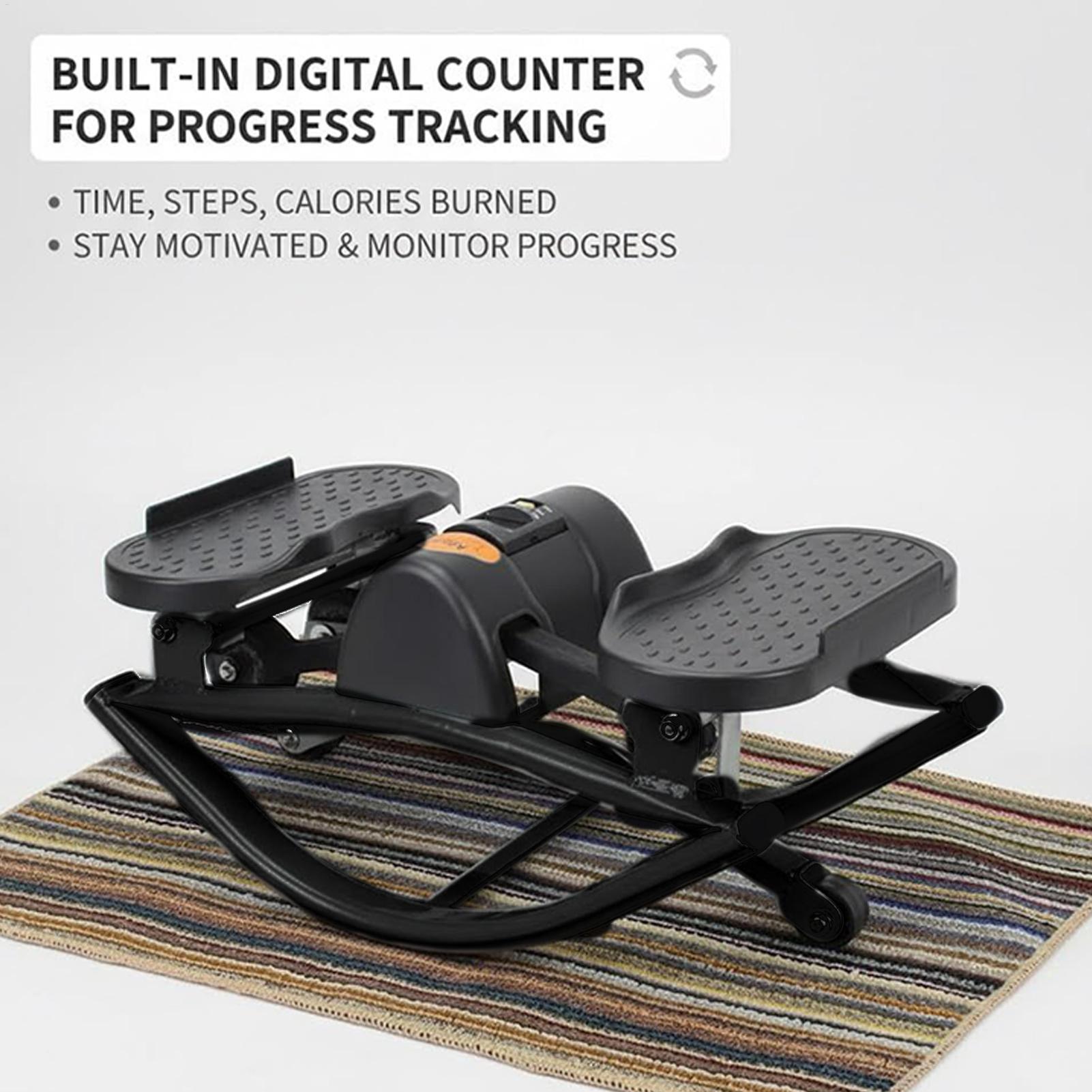 Home Gym In Apartment - เครื่องออกกำลังกายแบบสเต็ปเปอร์แบบพกพา เงียบ สำหรับใช้ในบ้าน อพาร์ทเมนต์ หอพัก สำนักงาน