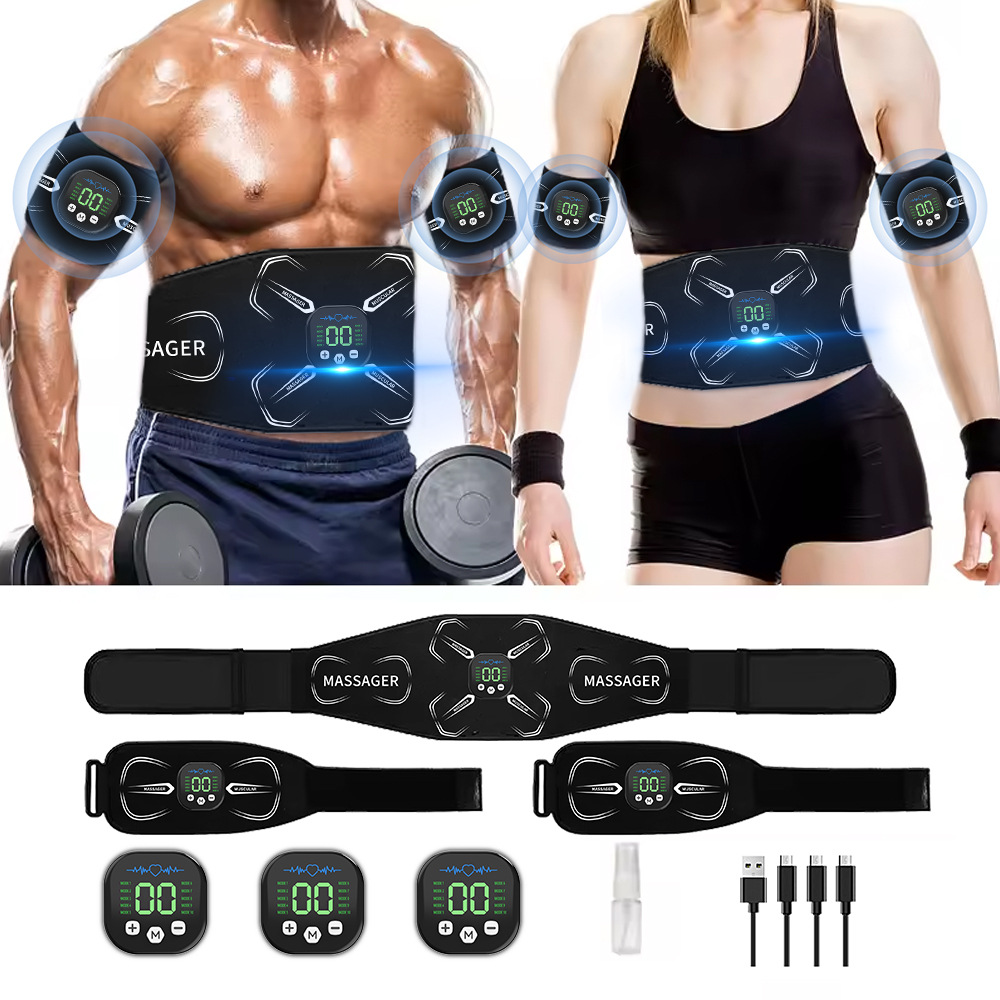 Home Gym Necessities - เครื่องกระตุ้นกล้ามเนื้อ EMS เครื่องฝึกกล้ามเนื้อหน้าท้อง บริหารกล้ามเนื้อแขน หน้าท้อง ขา