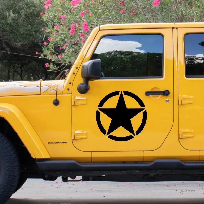 Weight Plate Bumper - สติกเกอร์รถทหาร Star Die-Cut ไวนิล Decal กันน้ํา