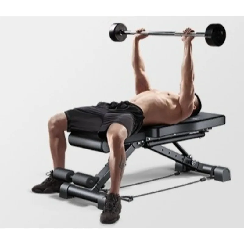 Home Gym One Machine - ม้านั่งดัมเบลอเนกประสงค์แบบพับได้คุณภาพสูง ขายดีที่สุดสำหรับการออกกำลังกายที่บ้าน—เครื่องเดียว ใช้งานได้หลากหลาย สำหรับการออกกำลังกายทั่วร่างกาย