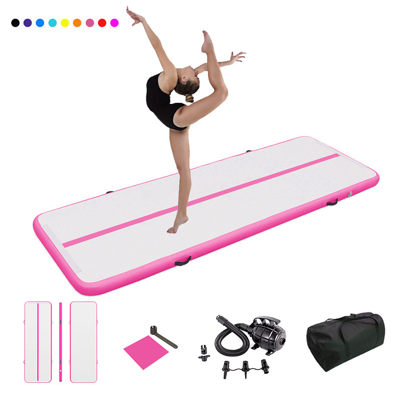 แผ่นรองลมสำหรับยิมนาสติก แบบพก - Home Gym Custom บทวิจารณ์และราคา