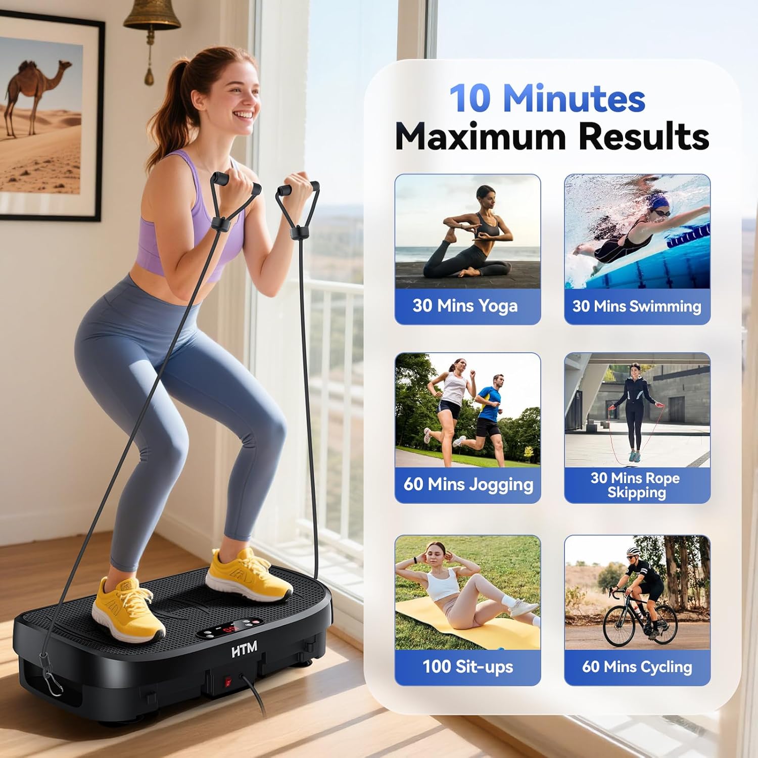 แผ่นสั่นสะเทือนสำหรับออกกำลังก - Home Gym Necessities บทวิจารณ์และราคา