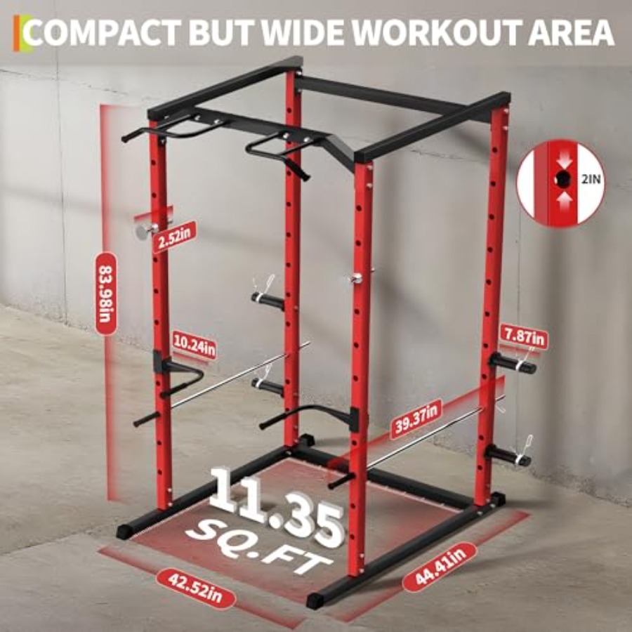 กรงยกน้ำหนักแบบ Heavy-Duty พร้ - Home Gym Pull Up บทวิจารณ์และราคา