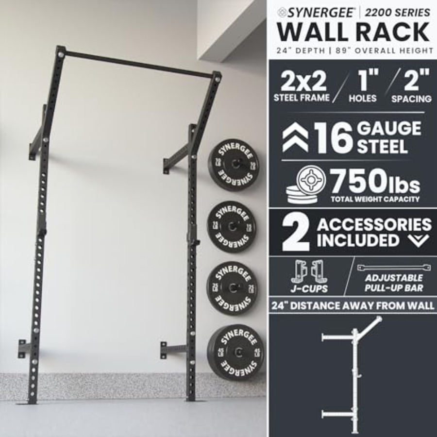 แร็คสควอทติดผนังสำหรับใช้ในยิม - Home Gym Pull Up บทวิจารณ์และราคา