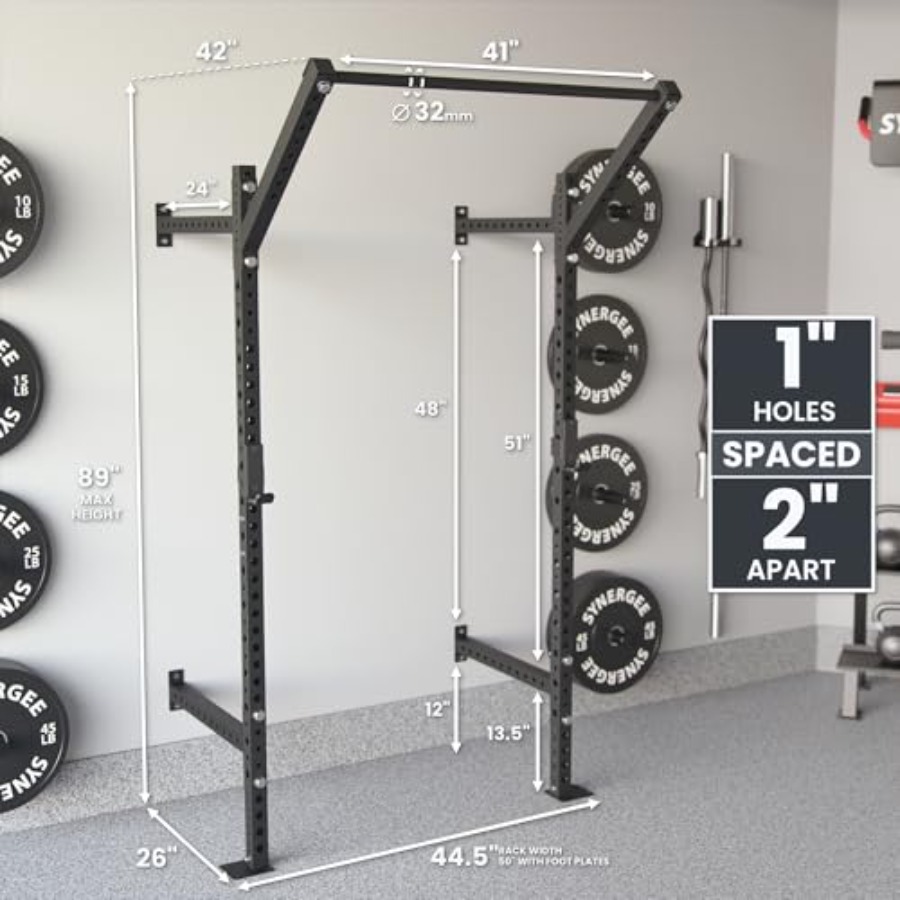 แร็คสควอทติดผนังสำหรับใช้ในยิม - Home Gym Pull Up บทวิจารณ์และราคา