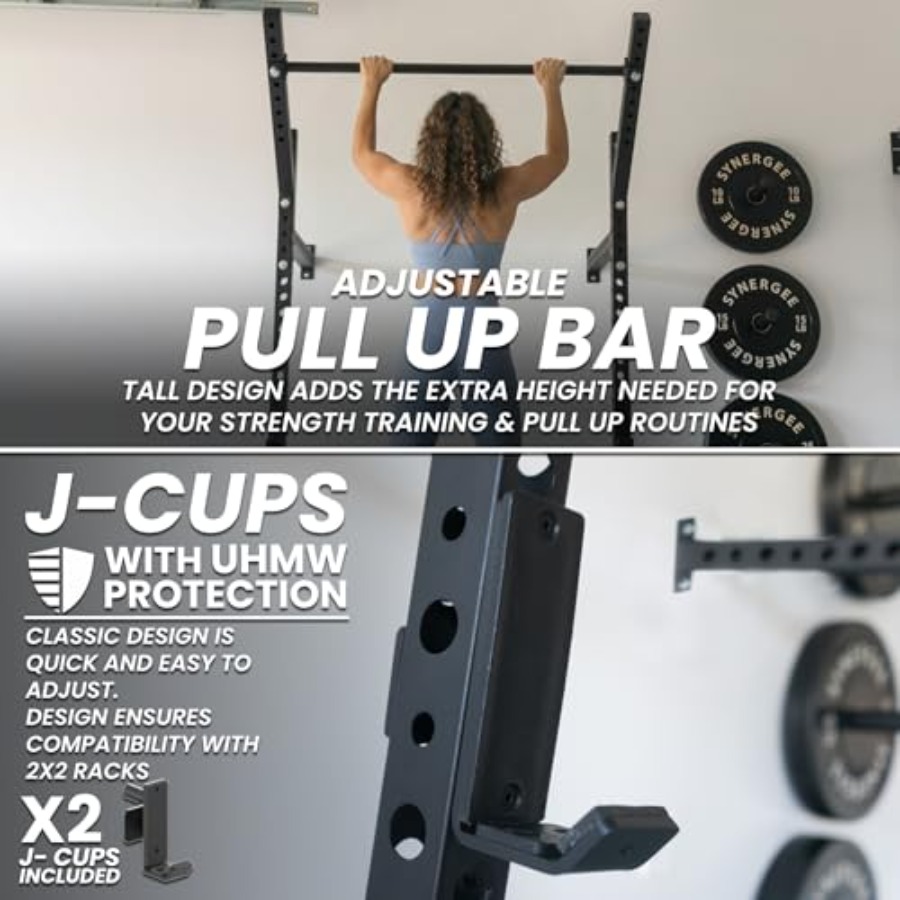 แร็คสควอทติดผนังสำหรับใช้ในยิม - Home Gym Pull Up บทวิจารณ์และราคา