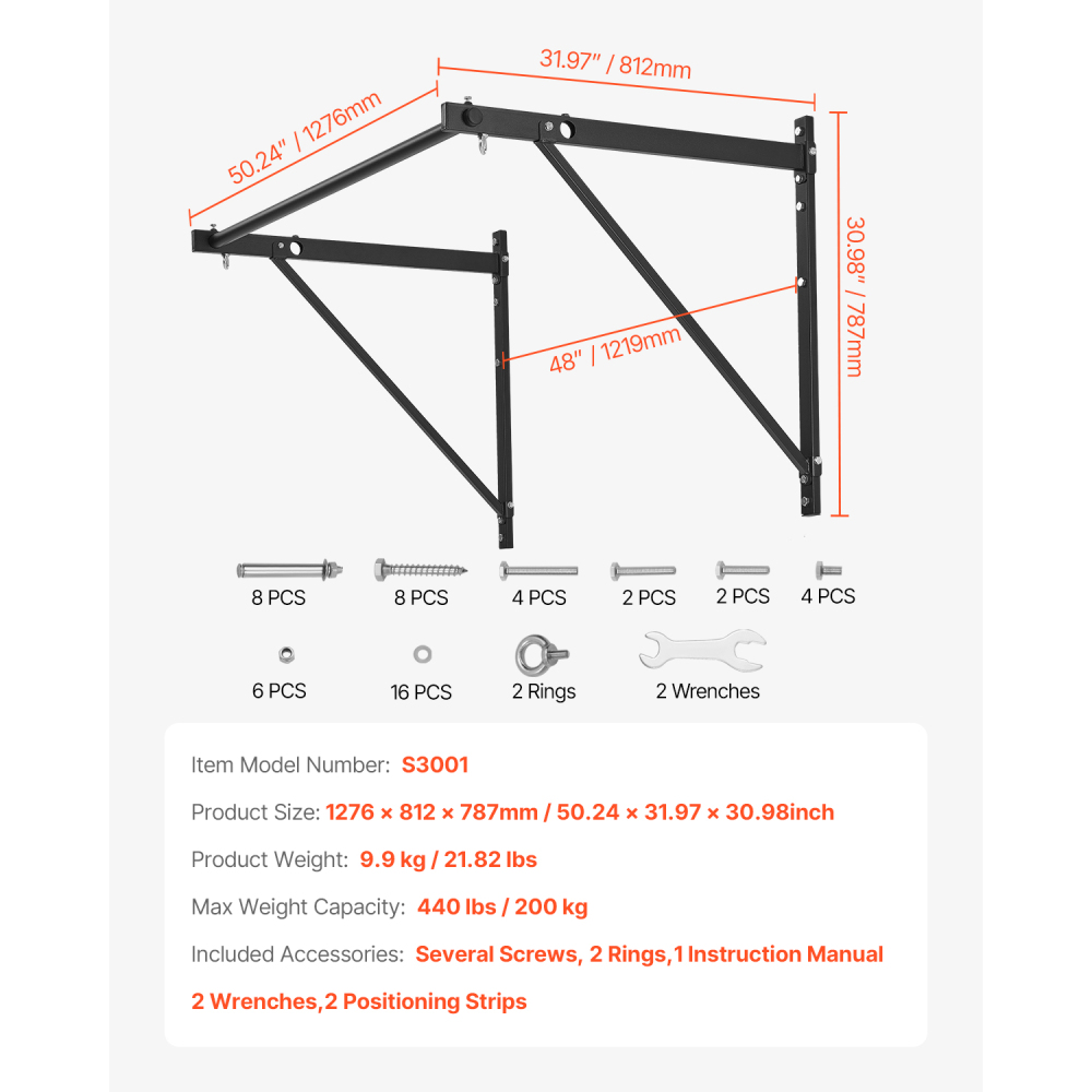 บาร์โหนติดผนังแบบ Heavy Duty - - Home Gym Pull Up บทวิจารณ์และราคา