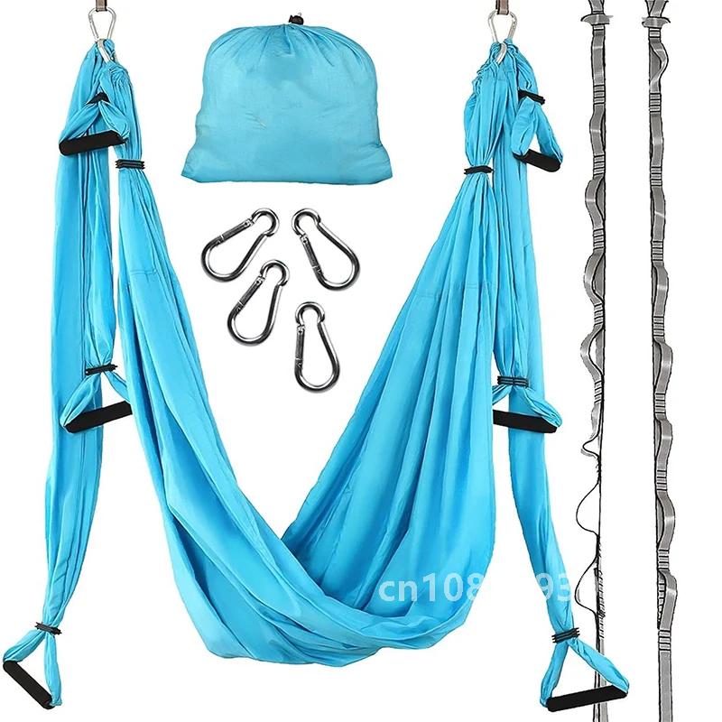 ชิงช้าโยคะทางอากาศขนาด 2.5*1.5 - Yoga Trapeze Swing บทวิจารณ์และราคา