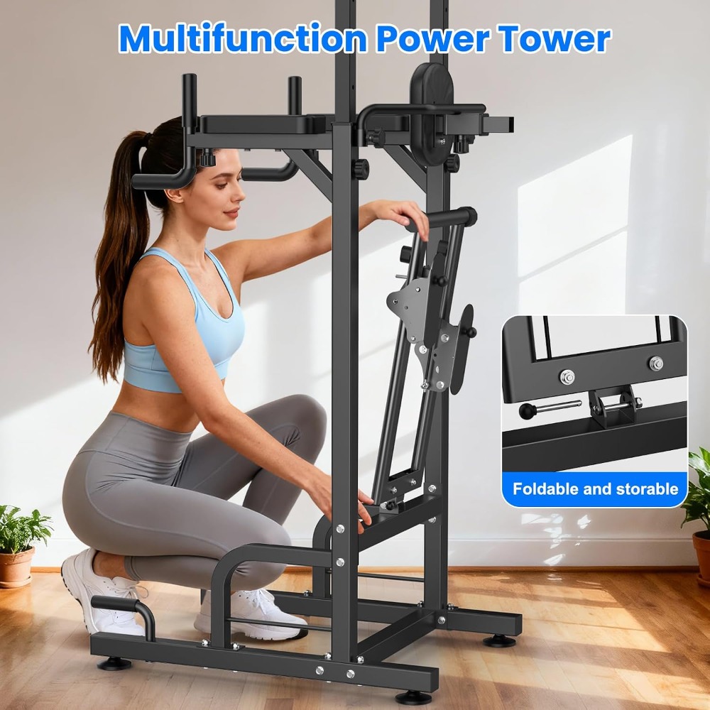 พาวเวอร์ทาวเวอร์อเนกประสงค์สำห - Home Gym Pull Up บทวิจารณ์และราคา
