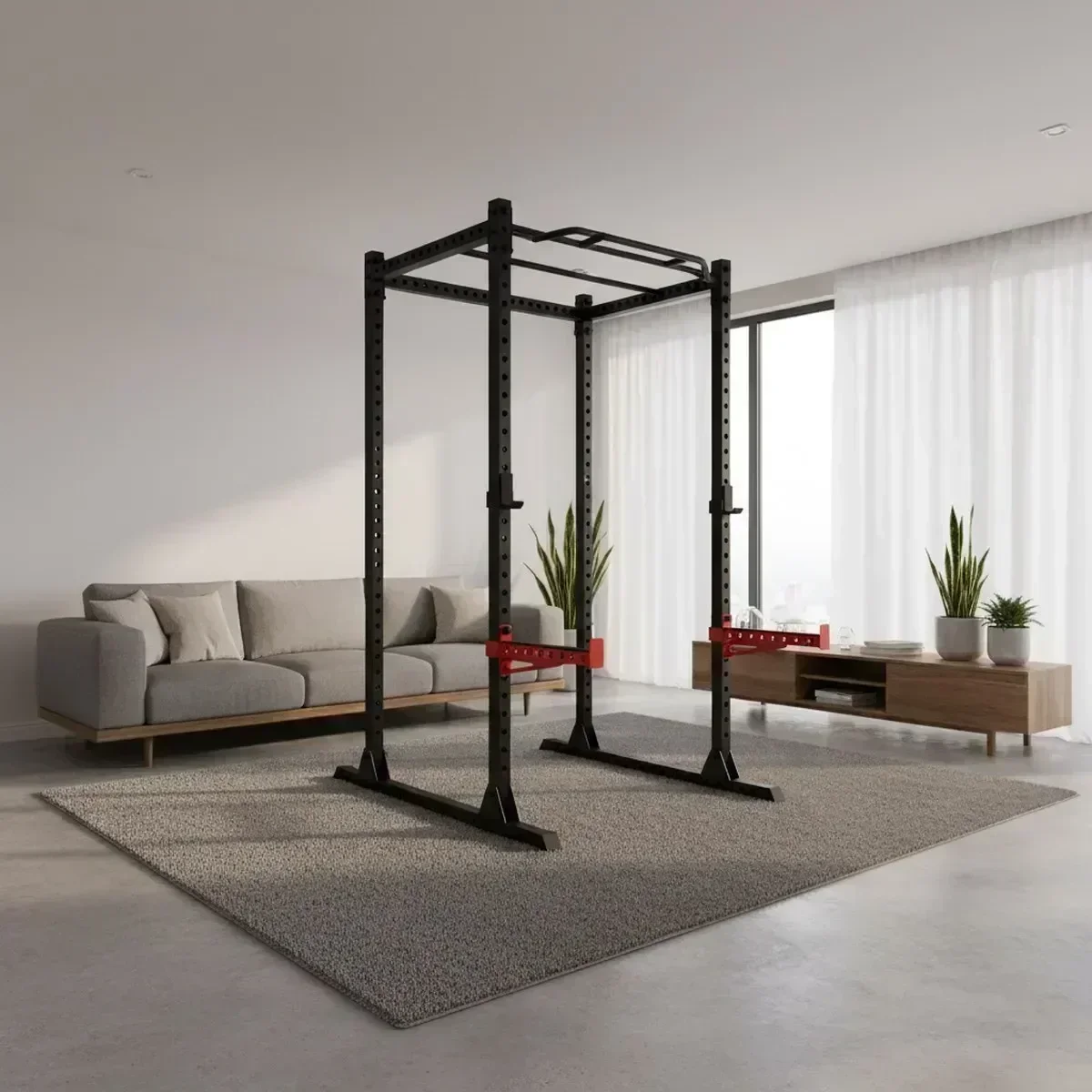 แร็คสควอทปรับระดับได้สำหรับยิม - Home Gym Pull Up บทวิจารณ์และราคา