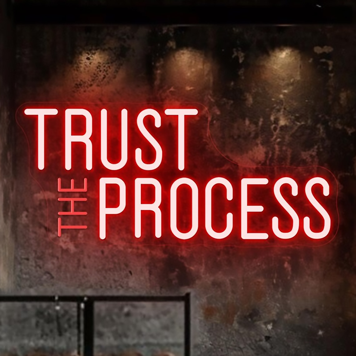 ป้ายไฟนีออน Trust The Process, - Home Gym Custom บทวิจารณ์และราคา