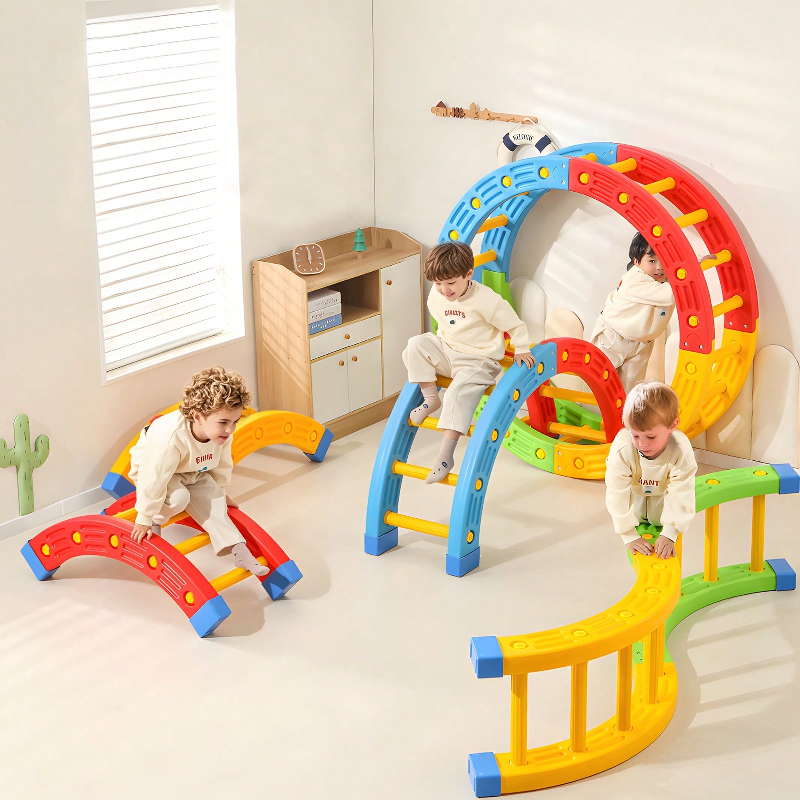 ของเล่นปีนป่ายสำหรับเด็กเล็กแบ - Home Gym For Kids บทวิจารณ์และราคา