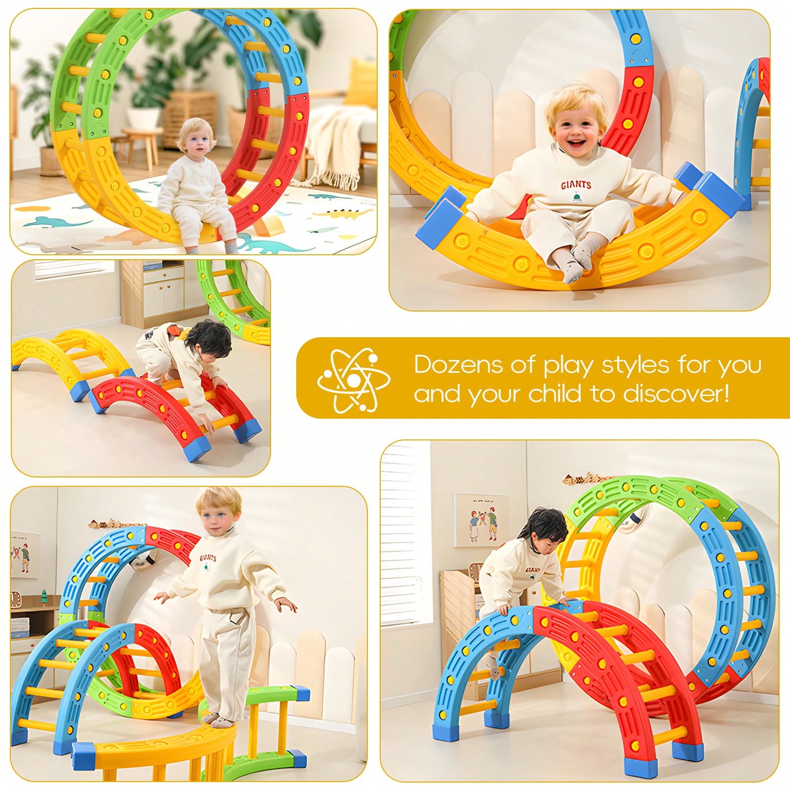 ของเล่นปีนป่ายสำหรับเด็กเล็กแบ - Home Gym For Kids บทวิจารณ์และราคา