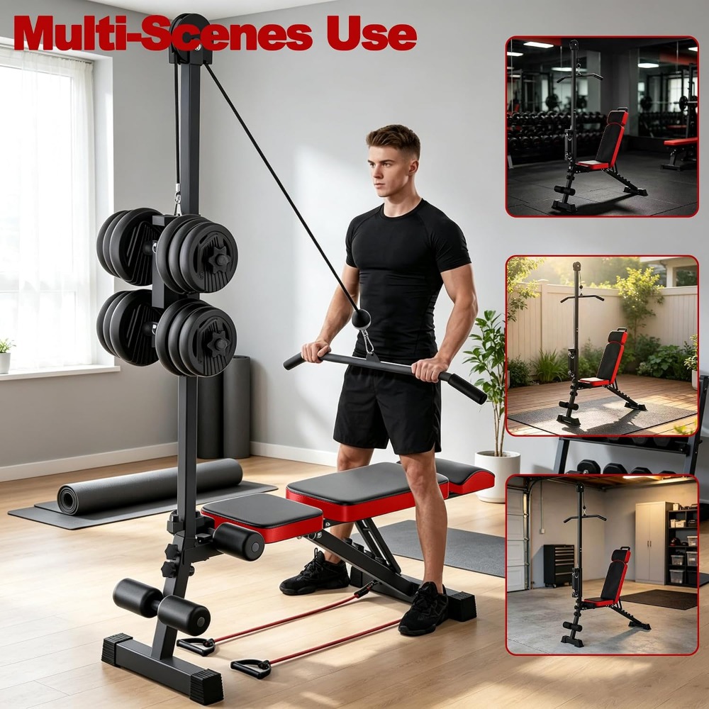 ม้านั่งยกน้ำหนักอเนกประสงค์พร้ - Home Gym Weights บทวิจารณ์และราคา