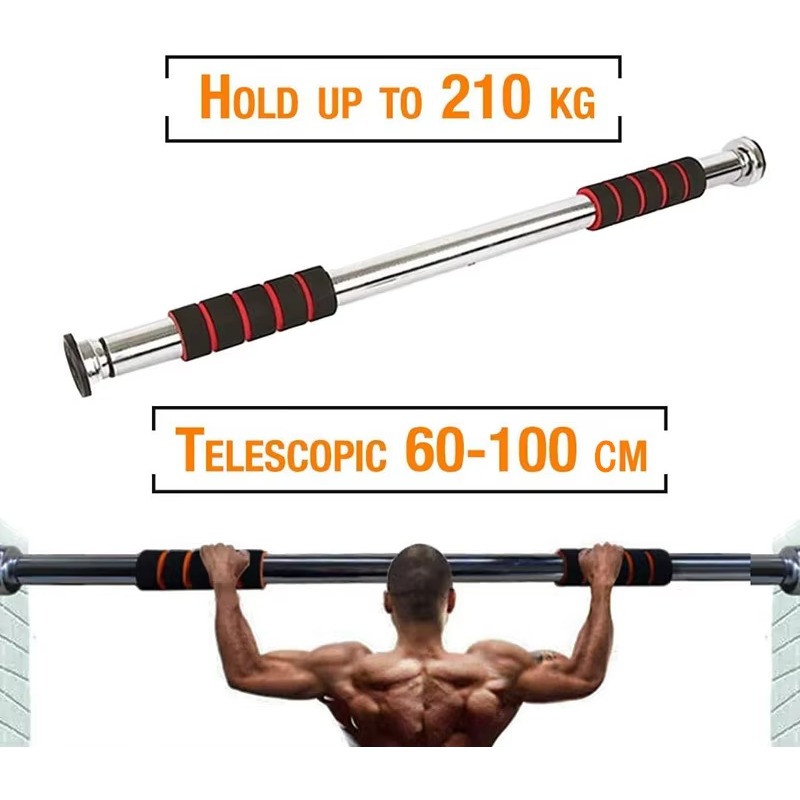 บาร์โหนติดประตูแบบยืดหดได้ สำห - Home Gym Pull Up บทวิจารณ์และราคา