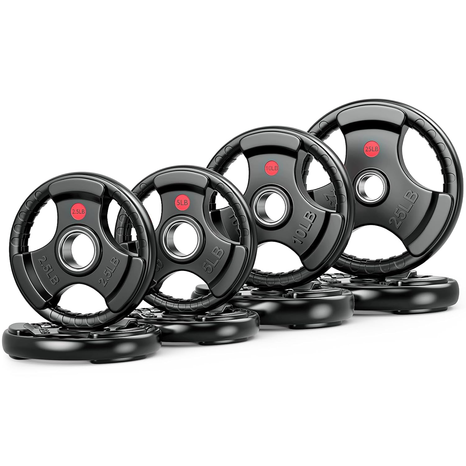 แผ่นน้ำหนักโอลิมปิกเคลือบยางขน - Home Gym Custom บทวิจารณ์และราคา